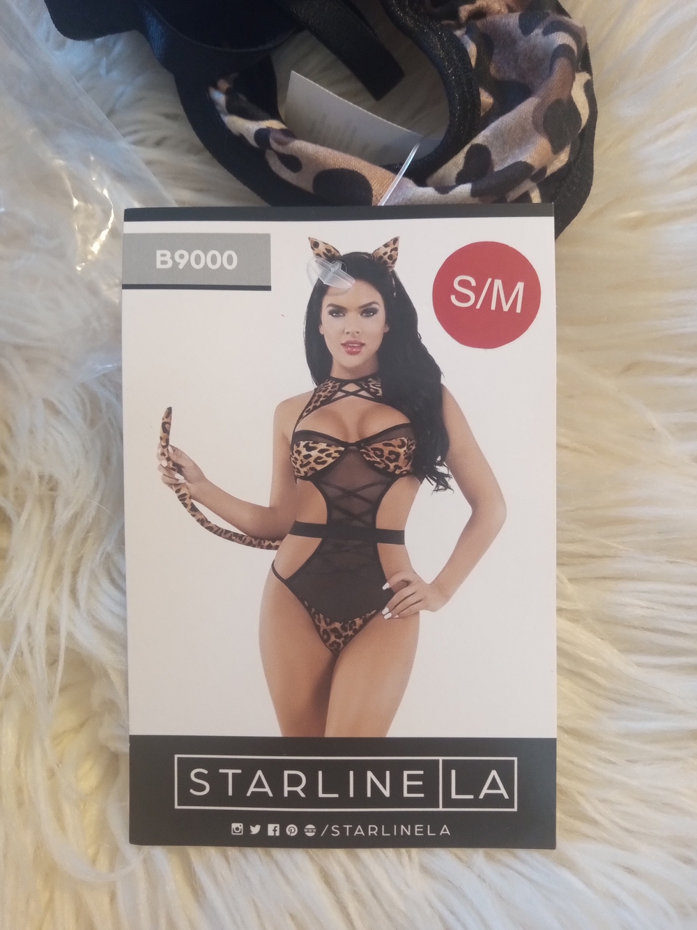 Starline LA Leopard Print S/M Women's Costume Lingerie